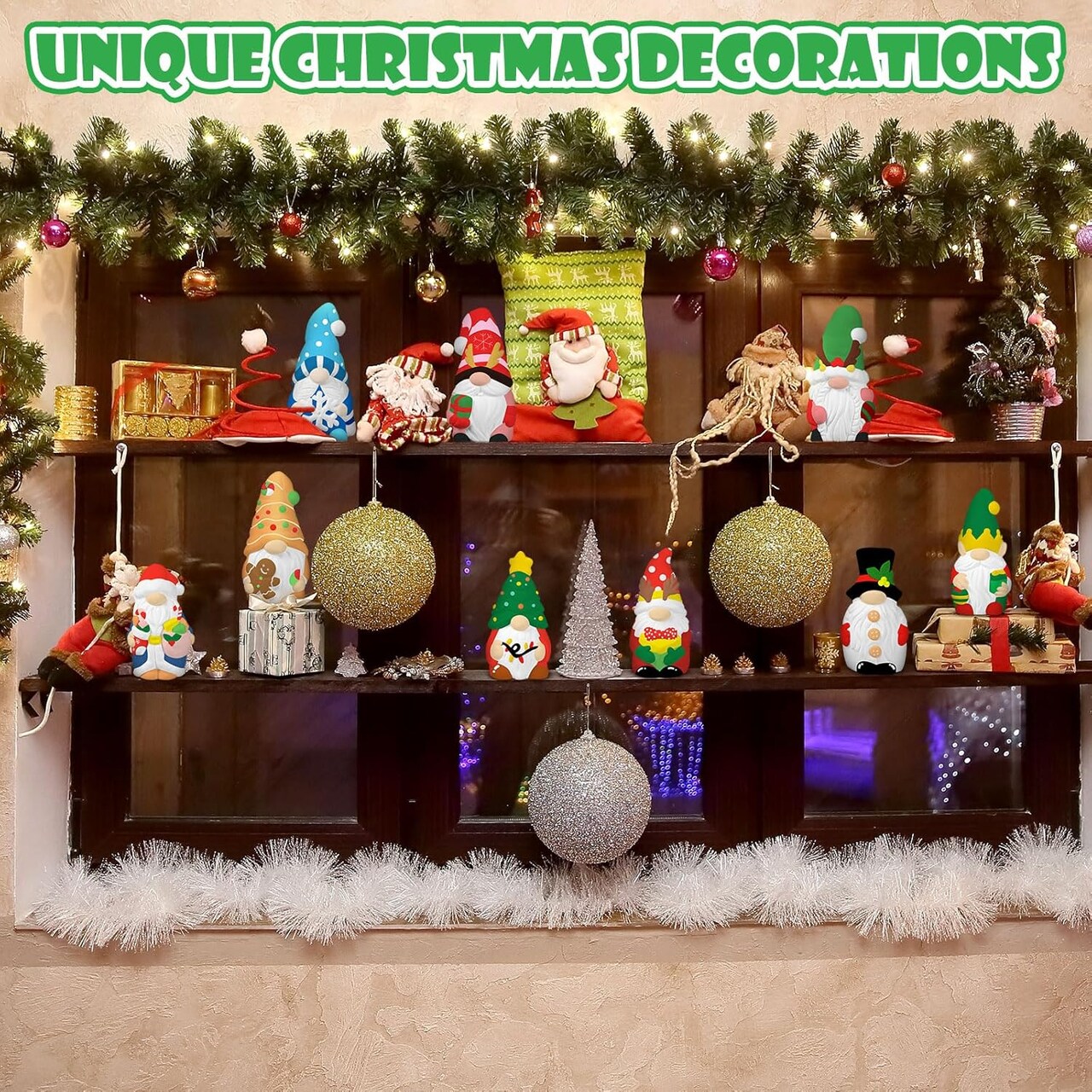 12 Sets Ceramic to Paint Winter Christmas Ready to Paint Your Own Ceramic DIY Paintable Figurine